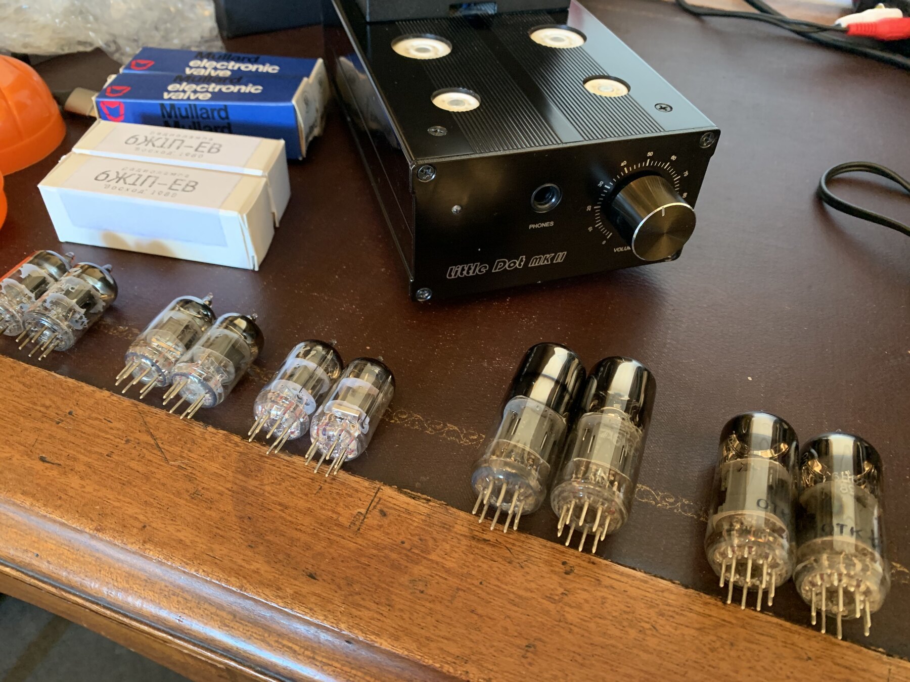 Little Dot MKII with tube collection
