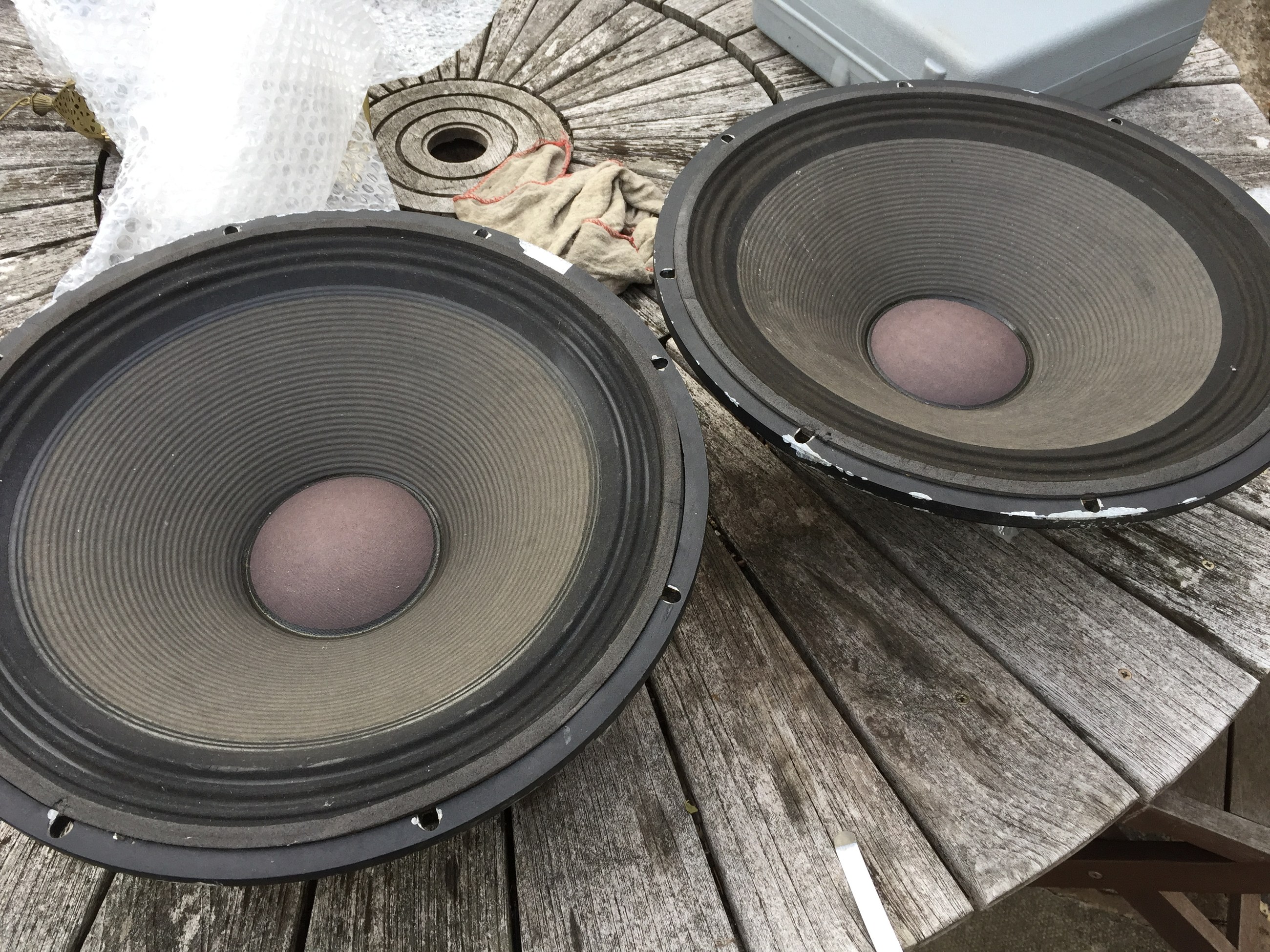 McKenzie 15 inch bass drivers