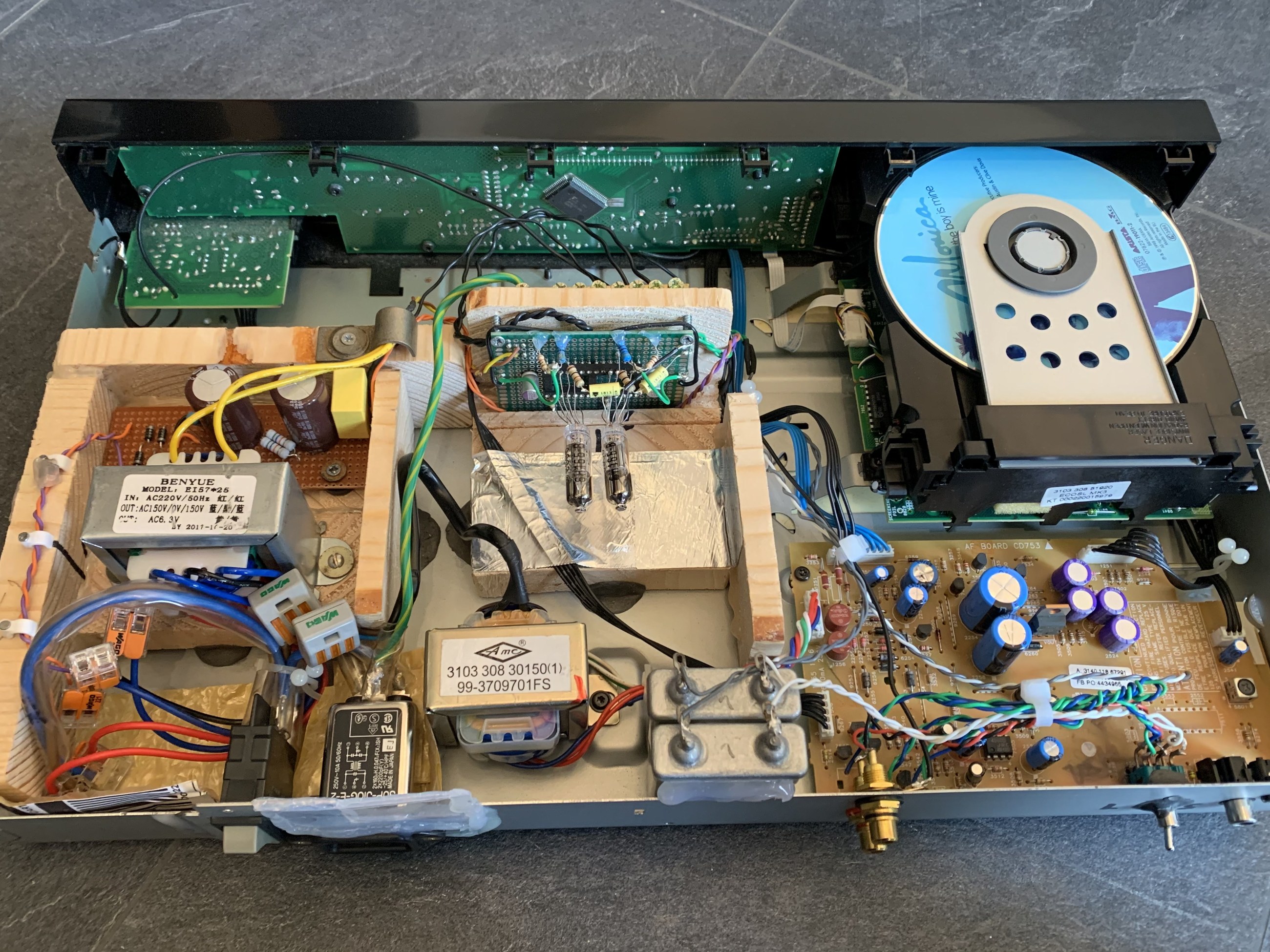 CD player internals