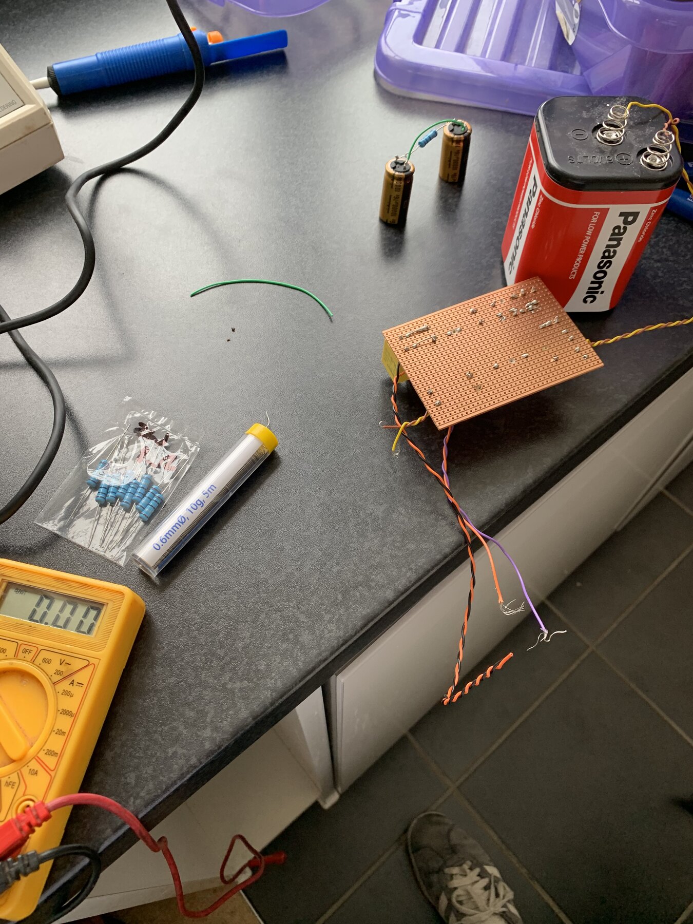 MikroLampizator power-supply testing