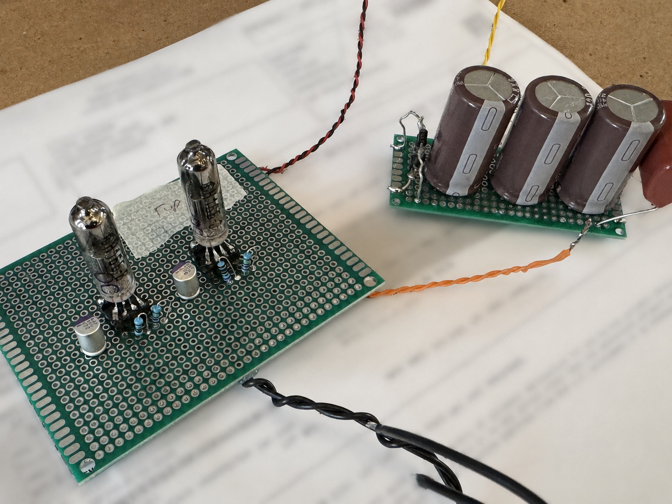 6N16B valve-stage and power-supply development work for the PCM1798 branch