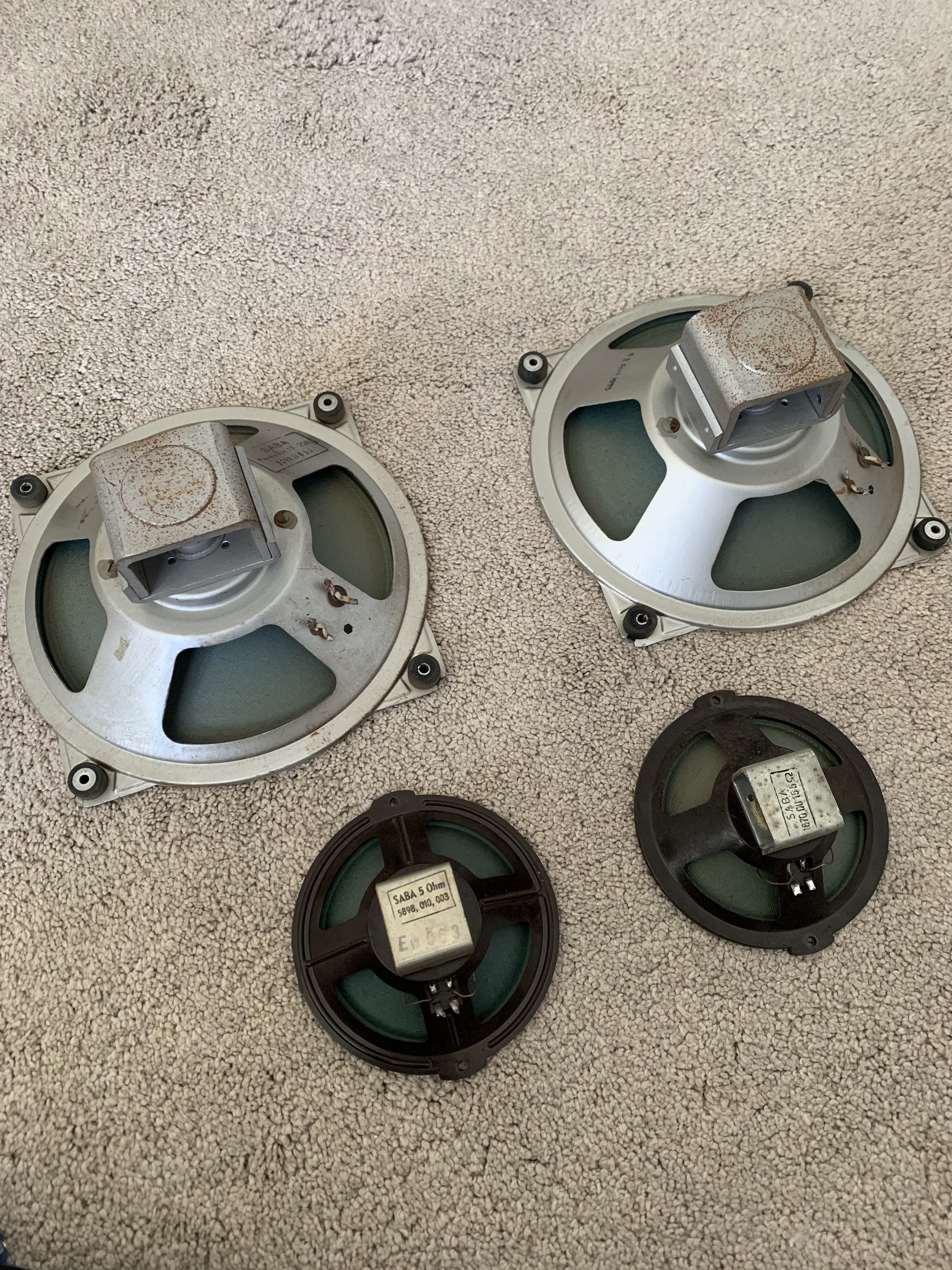 SABA green cone drivers rear